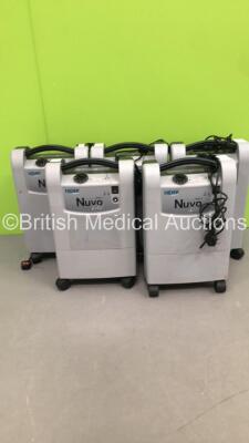 5 x Nidek Medical Nuvo Lite 3 Mark 5 Oxygen Concentrators (All Power Up) * Stock Photo Taken *