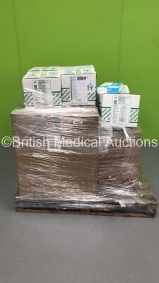 Mixed Pallet of Consumables Including Intersurgical Flo-Guard Breathing Filters and P3 Medical Robertshaw Double Lumen Endobronchial Tubes * On Pallet *