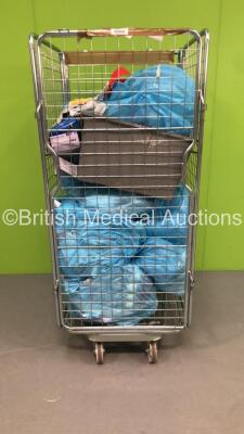 Mixed Cage of Consumables Including Nitrile Examination Gloves,BD Syringe Luer-Loks,Face Shields and ProAct Pro-Breathe Endotracheal Tubes (Cage Not Included)