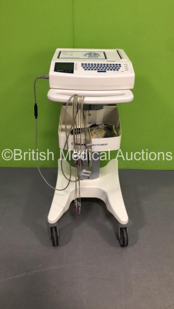 Mortara Instrument ELI 250 ECG Machine on Stand with 2 x 10Lead ECG