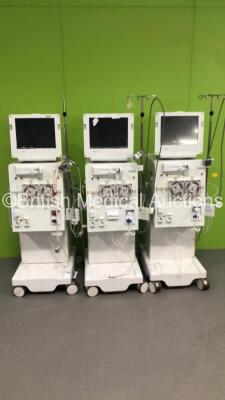 3 x B.Braun Dialog+ Dialysis Machines (1 x Draws Power with Alarm,2 x No Power)