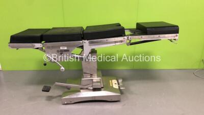 Eschmann MR Manual Hydraulic Operating Table with Cushions * 1 x Incorrect Cushion-See Photos * (Hydraulics Tested Working)