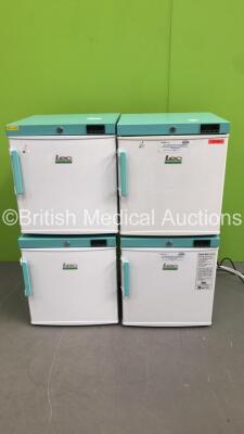 4 x LEC Medical Benchtop Fridges (All Power Up) * Stock Photo Taken *