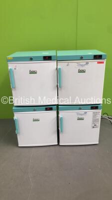 4 x LEC Medical Benchtop Fridges (All Power Up) * Stock Photo Taken *