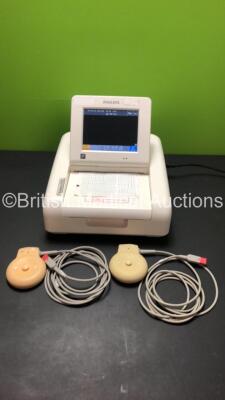 Philips Avalon FM30 Fetal Monitor *2011* with 1 x TOCO Transducer and 1 x US Transducer (Powers Up) *DE53115036*