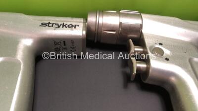 Stryker System 7 Drill Set Including 1 x Stryker System 7 7208-000-000 Sagittal Saw Handpiece, 1 x Stryker System 7 7205-000-000 Dual Trigger Rotary Handpiece, 1 x Stryker 6203-113-000 Hudson Attachment, 1 x Stryker 6203-110-000 AO Small Drill Attachment, - 4