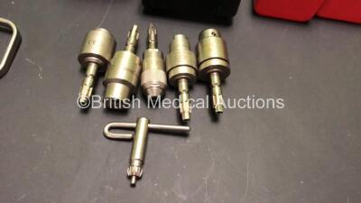 Stryker System 7 Drill Set Including 1 x Stryker System 7 7208-000-000 Sagittal Saw Handpiece, 1 x Stryker System 7 7205-000-000 Dual Trigger Rotary Handpiece, 1 x Stryker 6203-113-000 Hudson Attachment, 1 x Stryker 6203-110-000 AO Small Drill Attachment, - 2