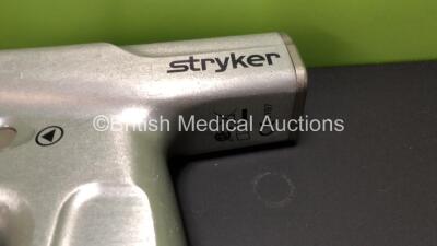 Stryker System 7 Drill Set Including 1 x Stryker System 7 7208-000-000 Sagittal Saw Handpiece, 1 x Stryker System 7 7205-000-000 Dual Trigger Rotary Handpiece, 1 x Stryker 6203-113-000 Hudson Attachment, 1 x Stryker 6203-110-000 AO Small Drill Attachment, - 4