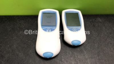 1 x Roche Coaguchek XS Pro Meter and 1 x Roche Coaguchek XS Plus Meter (Both Power Up)