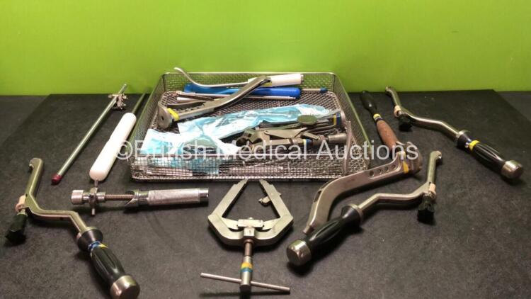 Job Lot of Surgical Instruments with Tray