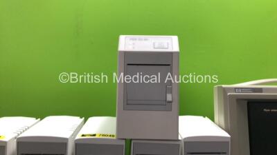 Mixed Lot Including 6 x GE Type N-FREC-00 Printer Modules, 1 x GSI Ref PRN 50-M+ Printer (Powers Up) 1 x Hewlett Packard Omnicare 24C Patient Monitor (Powers Up) 1 x Philips Avalon FM20 Fetal Monitor (Powers Up) *SN DE53001063, 3727A21344, A2001578, 68702 - 3