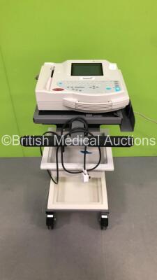 GE MAC 1200 ST ECG Machine on Stand (Powers Up)