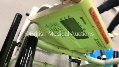 Mixed Lot Including 2 x Welch Allyn BP Meters on Stands * Missing 1 x Wheel *,1 x Weylux Seated Weighing Scales,2 x Marsden Seated Weighing Scales * 1 x Damaged Monitor *, 1 x SECA Seated Weighing Scales and 1 x Manual Wheelchair - 5