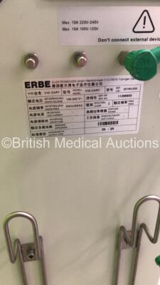 ERBE VIO Electrosurgical/Diathermy Cart * Missing Trim Over 1 x Wheel-See Photos * - 4