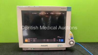 Philips IntelliVue MP70 Touch Screen Patient Monitor (Powers Up with Scratched Screen-See Photo) *Mfd 11-2010*