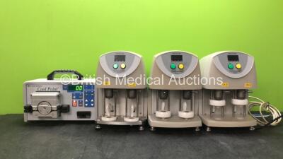 Mixed Lot Including 1 x St Jude Medical Cool Point Irrigation Pump (Powers Up) 3 x Thrombelastograph Model 5000 Hemostasis Analyzers (All Untested Due to Damaged Power Supply-See Photo)