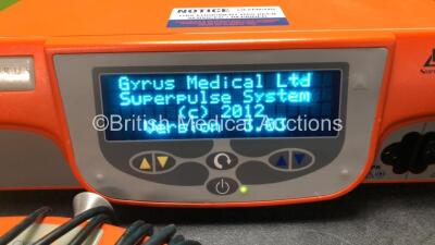 Gyrus Medical Model 7444000 PK Superpulse Generator Software Version 3.03 with 1 x Footswitch (Powers Up) - 2