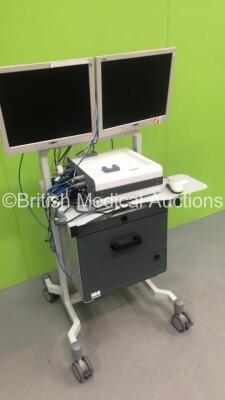 Medisoft Trolley with Medisoft Cardio-Respiratory Instrumentation Unit,Monitors and Accessories (Hard Drive Removed) *IR356* - 3