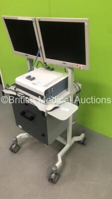 Medisoft Trolley with Medisoft Cardio-Respiratory Instrumentation Unit,Monitors and Accessories (Hard Drive Removed) *IR356* - 5