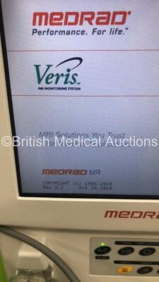 Medrad Veris MRI Safe MR Monitoring System Rev 3.2 with 2 x Monitors,Power Supply Module and Medrad Certo Wireless Network (Powers Up) * SN 053124 * - 5