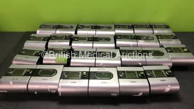 19 x ResMed S9 Auto Set CPAP Units with 8 x ResMed H5i Humidifier Units and 12 x AC Power Supplies (All Power Up)