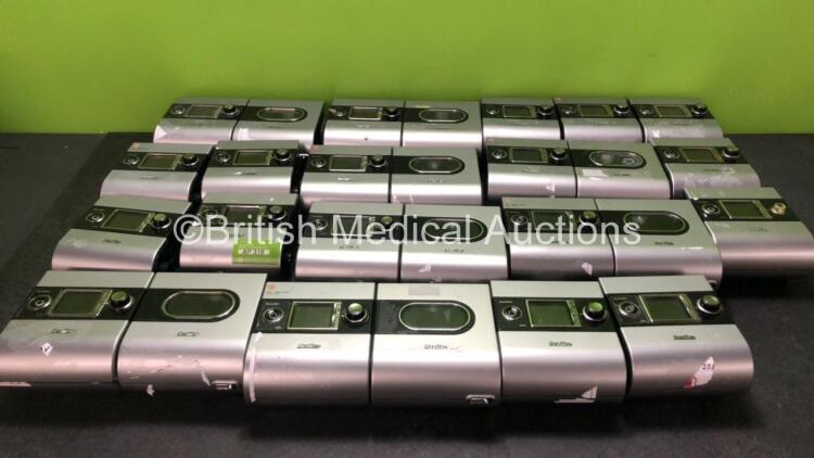 19 x ResMed S9 Auto Set CPAP Units with 8 x ResMed H5i Humidifier Units and 12 x AC Power Supplies (All Power Up)