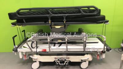 2 x Huntleigh Lifeguard Patient Trolleys with Mattresses and 2 x Anetic Aid QA3 Hydraulic Patient Trolleys with Mattresses (Hydraulics Tested Working) - 3