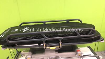 2 x Huntleigh Lifeguard Patient Trolleys with Mattresses and 2 x Anetic Aid QA3 Hydraulic Patient Trolleys with Mattresses (Hydraulics Tested Working) - 4