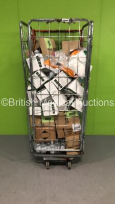 Mixed Cage Including KN95 Face Masks, Ambulance Uniforms (Mixed Size) and Creightons Puretouch Hand Hygiene Gel (Cage Not Included)