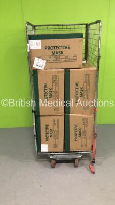 Cage of 10 x Boxes of KN95 Face Masks (600 in Each Box - Cage Not Included)