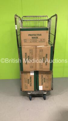 Cage of 10 x Boxes of KN95 Face Masks (600 in Each Box - Cage Not Included)