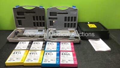 Mixed Lot Including 2 x Microlab Spirometers, 1 x Ezee Loop Portable Loop Induction Unit and Various Ricoh Print Cartridges