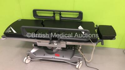 Anetic Aid QA4 Electric Surgery Trolley with Controller and Cushions (Powers Up - Back Reclining Function Not Working - Rip in Cushion) - 2