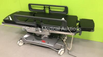 Anetic Aid QA4 Electric Surgery Trolley with Controller and Cushions (Powers Up - Back Reclining Function Not Working - Rip in Cushion) - 6