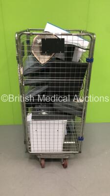 Mixed Cage Including BARCO Monitors and X-Ray Light Boxes (Cage Not Included)