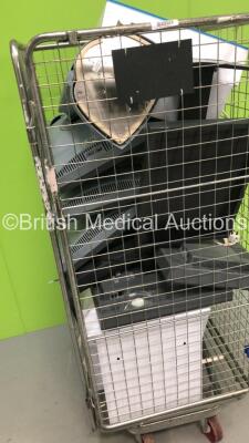 Mixed Cage Including BARCO Monitors and X-Ray Light Boxes (Cage Not Included) - 2