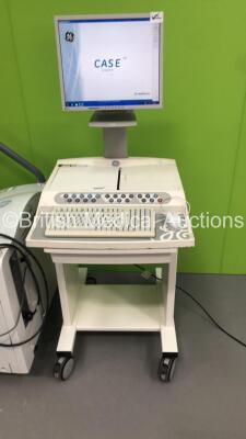 GE Case Stress Test System with GE T2100 Treadmill (Powers Up) * SN SJP13210368SA * * Mfd May 2013 * - 2