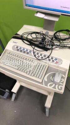 GE Case Stress Test System with GE T2100 Treadmill and 10-Lead ECG Lead (Powers Up) * SN SCF0826329SA * * Mfd June 2008 * - 9