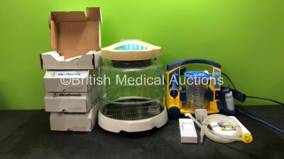 Mixed Lot Including 1 x LSU Suction unit with 1 x Cup and Battery (Powers Up) 1 x Nu Wave Pro Infrared Oven (Powers Up) 3 x Medtronics Mycarelink Monitors and 4 x Medtronic 5833SL Cables *SN YDM487850A, YDM977690A, YDM774309A, 104000613, 78061464143*