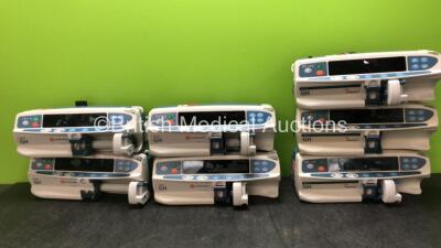 Job Lot Including 4 x Carefusion Alaris GH Pumps (3 Power Up, 1 with Fault, 1 No Power) 3 x Cardinal Health Alaris GH Pumps (All Power Up with Faults)