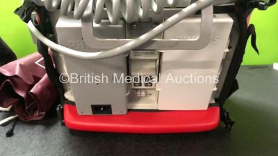 2 x Philips MRx Defibrillators Including Pacer, ECG, SpO2, NIBP and Printer Options with 1 x 3 Lead ECG Lead, 1 x SpO2 Finger Sensor, 1 x NIBP Hose, 1 x BP Cuff, 2 x Philips M3539A Batteries, 2 x M3538A Batteries, 2 x Hard Paddles, 2 x Printer Paper Reels - 8