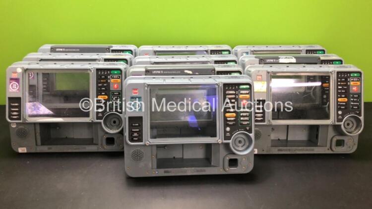 Job Lot of 20 x Physio Control Lifepak 15 Defibrillator Facia Panels (Only 10 Pictured)