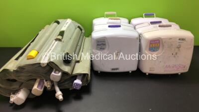 Job Lot Including 4 x Mangar ELK Emergency Lifting Cushions with 4 x Control Hoses, 3 x Mangar Camel & ELK Airflo Plus and 3 x Airflo MK2 Compressors