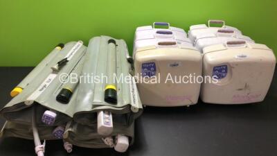 Job Lot Including 4 x Mangar ELK Emergency Lifting Cushions with 4 x Control Hoses, 6 x Mangar Airflo MK2 Compressors