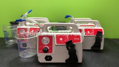 5 x Sscor Inc Suction Units (All Power Up, 3 with Missing Lids-See Photos)