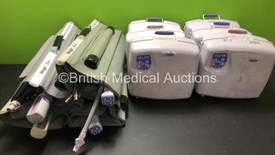 Job Lot Including 4 x Mangar ELK Emergency Lifting Cushions with 4 x Control Hoses, 6 x Mangar Airflo MK2 Compressors