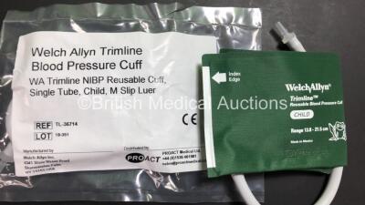 Large Quantity of Welch Allyn Trimline Reusable Blood Pressure Cuffs (Child) - 2