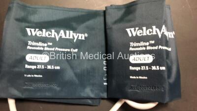 Large Quantity of Welch Allyn Trimline Reusable Blood Pressure Cuffs (Adult) - 2