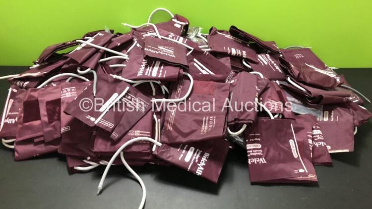 Large Quantity of Welch Allyn Trimline Reusable Blood Pressure Cuffs (Large Adult)