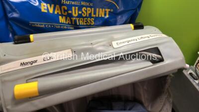 Mixed Lot Including 1 x Hartwell Evac U Splint Mattress, 1 x Mangar ELK Lifting Cushion, 3 x Torches and 2 x Safety Straps - 2